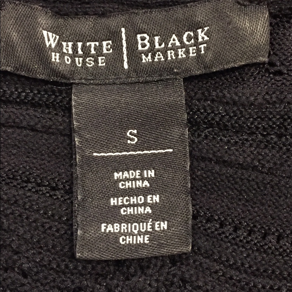 WHBM Black Top - Picture 4 of 4